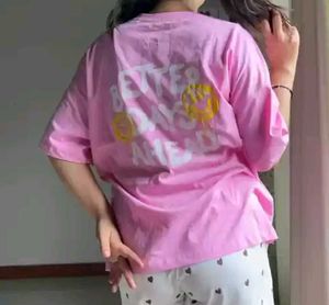 Pink Graphic Tee