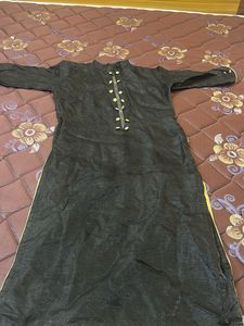 Elegant Black Kurta