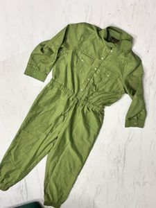 Chic Olive Jumpsuit for Women