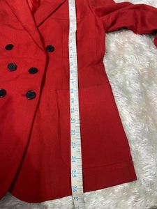 sleem feet Orange Blazer - Stylish &amp; Chic coat