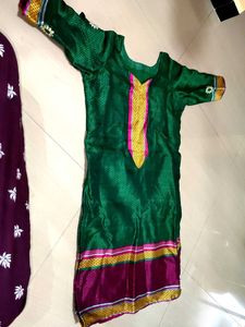 Green Ethnic Kurta