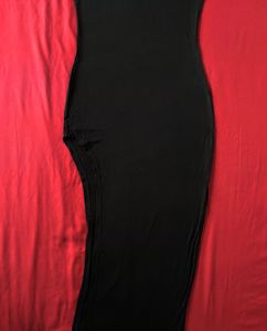 Shein Black Slit Party Dress