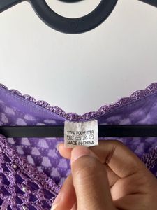 Crochet Floral Lace Top