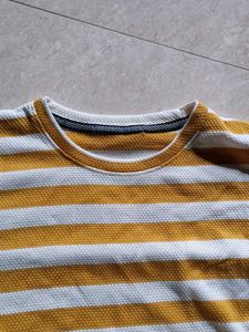 Mustard Stripes Sweatshirt Unisex XL