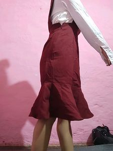 Maroon Dress