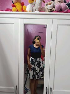 navy blue frock