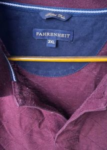 Fahrenheit Burgundy Polo Shirt