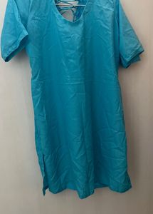 Stylish Blue Tunic Top and salwar  for Women