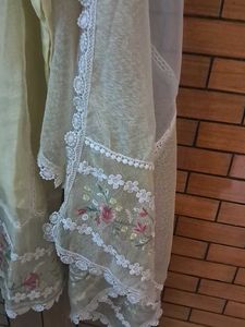 Like New Kota Doriya Suit With Embroidery  Duppata