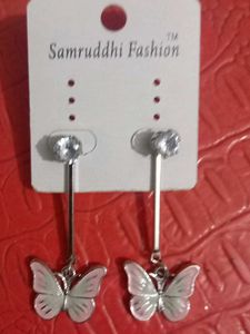 korean style Butterfly Drop Earrings