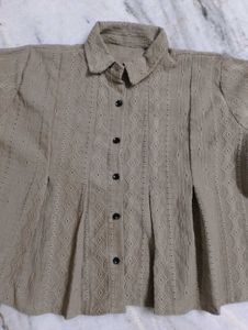 Boho Chic Button-Down Top