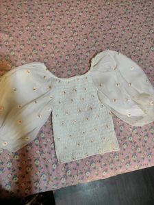 White Crop Top