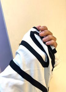 Abstract Black-White Overshirt | Wear Open or Butt