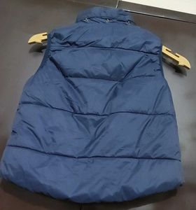 Navy Blue Winter Cut Sleeve Jacket 4-5 Year Boy