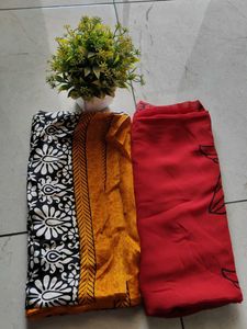 Combo Of Two Less Used Sarees