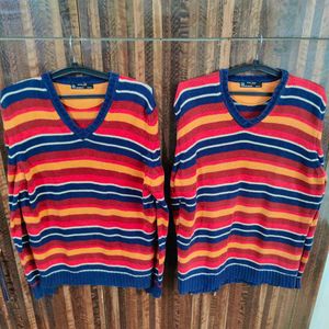 Zara Couple Pullovers Combo - Chest 44