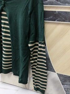 Green Turtleneck Sweater