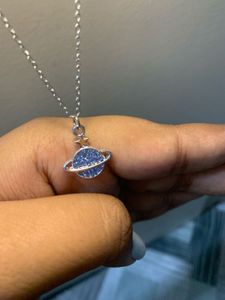 Saturn Pendant Necklace