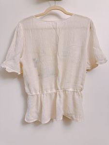 VINTAGE Floral Embroidered Top