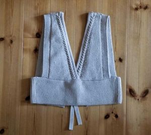 Knitted Crop Top Vest