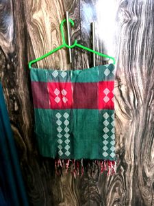 kashmiri olive colour shawl