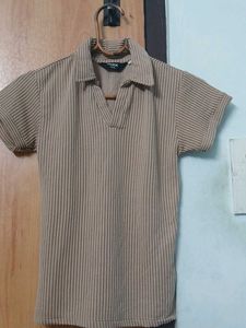Striped beige Tee