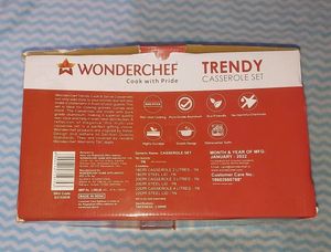 Wonderchef Trendy Casserole Cooking Set
