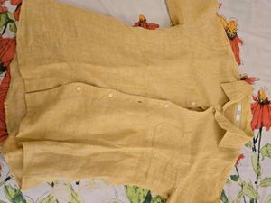 Yellow Linen Shirt