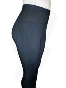 Black High-Waisted Yoga Leggings 28-30