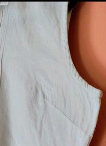 White Sleeveless Top