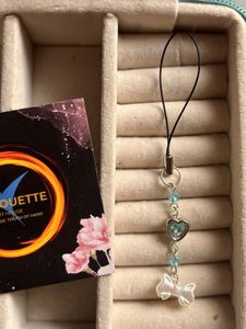 fancy phone charms (blue)