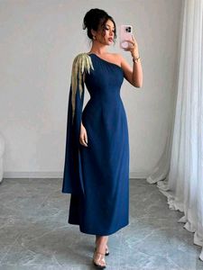 Elegant One-Shoulder Party Dress