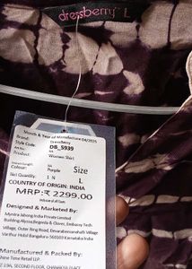 DressBerry Tie-Dye Button-Up Shirt