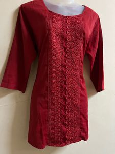 Red Plus Side One Piece