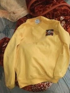 Yellow Graphic Sweatshirt
