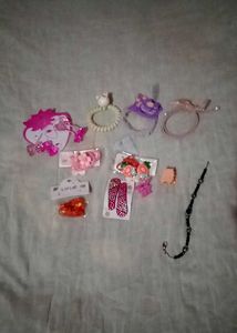 Hair Accessory Bundle 3 Bracelets,4 Hairtie Etcc