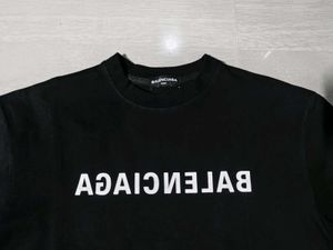 Balenciaga Mirror T-Shirt Black Men&#39;s
