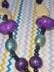 Funky Natural Stone Look Necklace