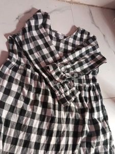 Checkered Casual Dress