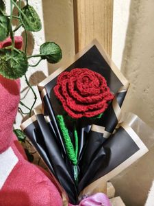 Crochet Rose Bouquet