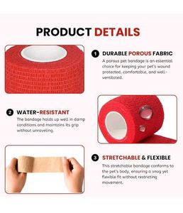 Pet Bandages - 3 Pack