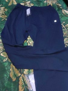 Dark Blue Track Pant Cotton