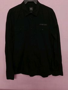 ARMANI EXCHANGE Mens Black Shirt