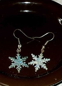 Snowflake Dangle Earrings