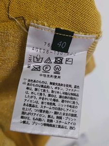 Mustard Knit Pullover Sweater