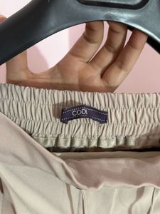 Korean style Beige Casual Trousers