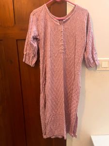 Lilac Embroidered Kurta with Sequins – XS/S