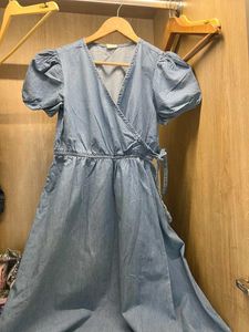 Vero Moda Denim Wrap Dress