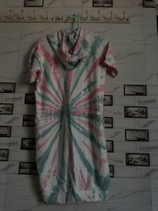 Tie-Dye Hoodie Dress
