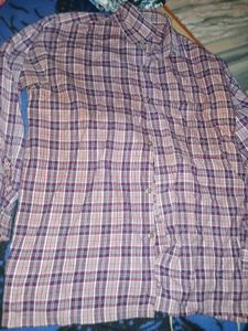 Men Check Shirt, Fit L/ Xl